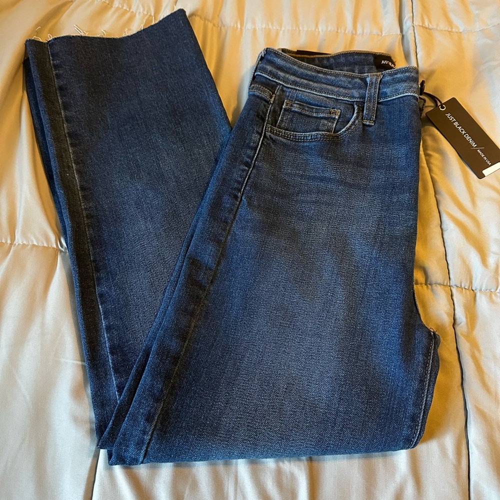 Just Black Women's Straight Leg Jeans - Indigo